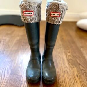 Tall Slate Blue Hunter Boots